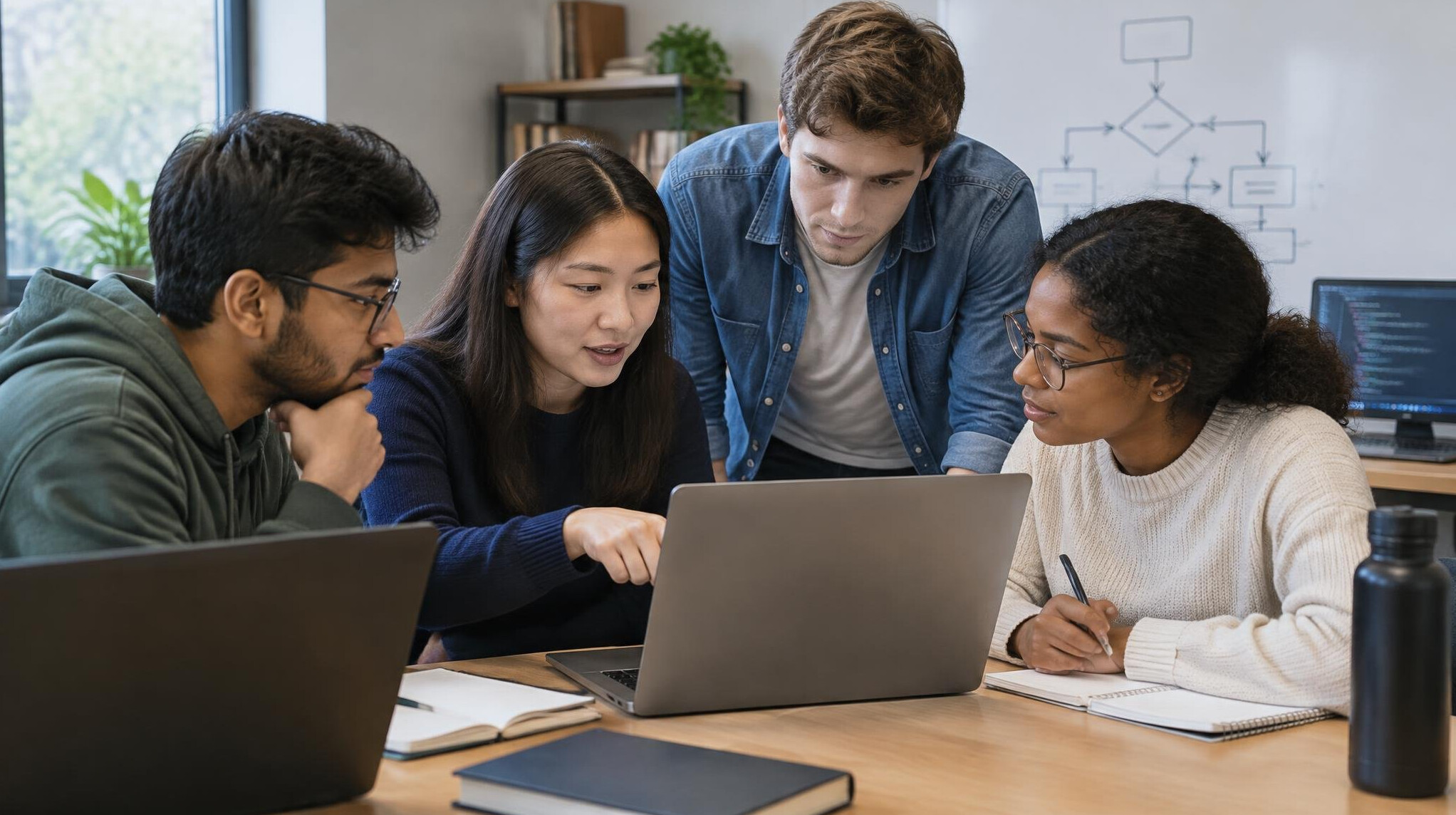 group discussion about code